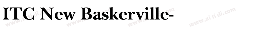 ITC New Baskerville字体转换
